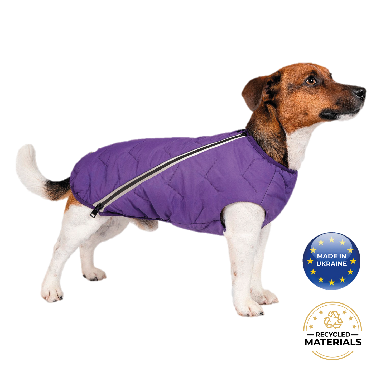 Winter Dog Clothes Warm Fleece Jacket Waterproof Coat With Harness