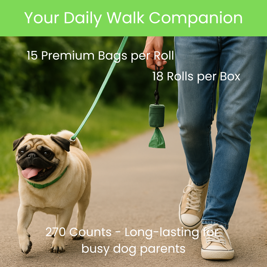 100% Certified Compostable Pet Waste Bags