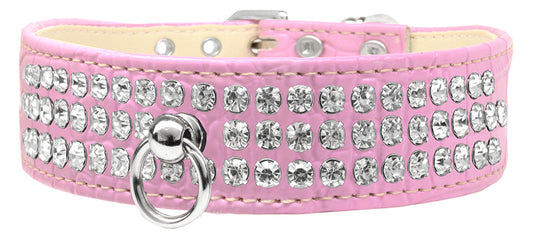 Rhinestone Designer Collar - Pink