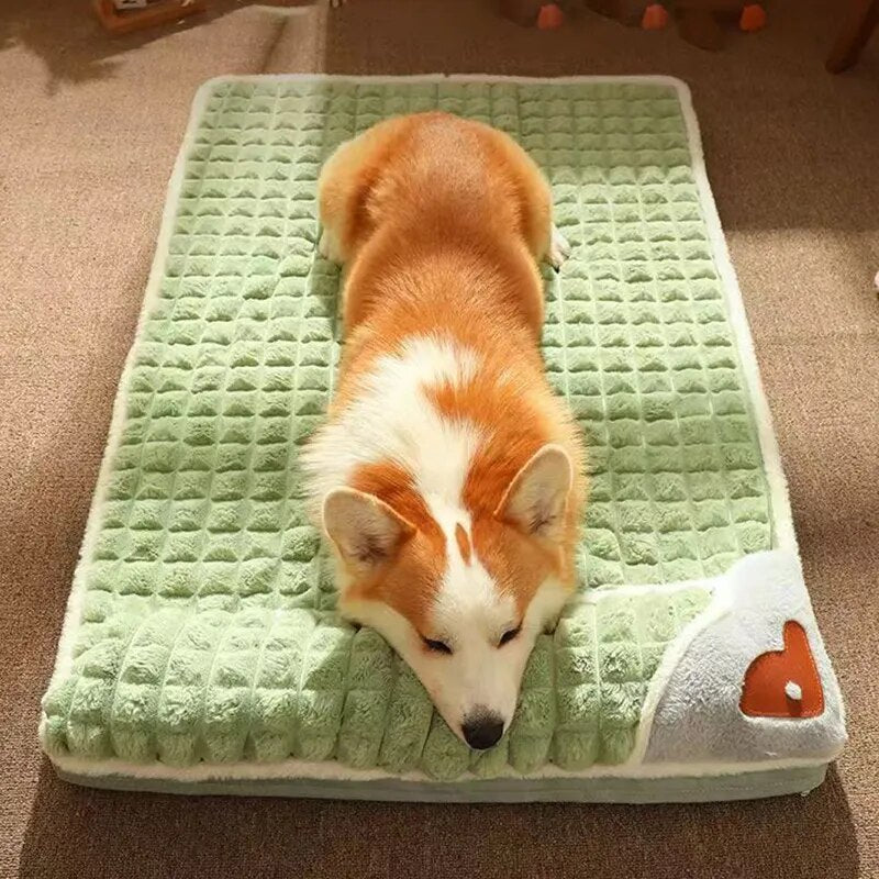 MADDEN Winter Warm Pets Mat Luxury Sofa for Small Medium laid Bed Fluff Sleeping Removable Washable Pet Beds