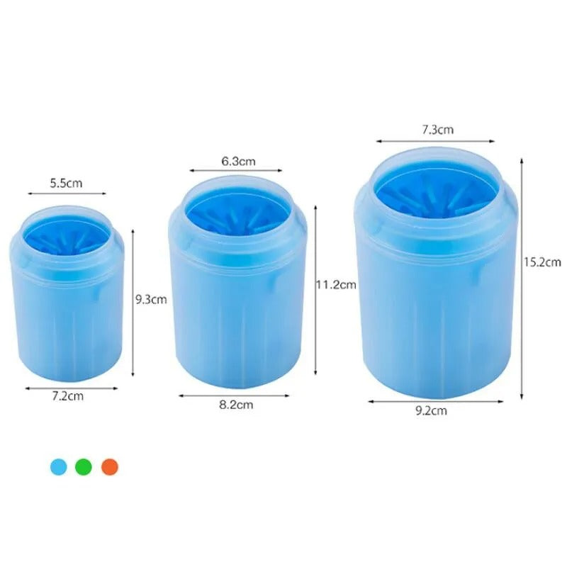 Pet Paw Cleaner Cup Soft Silicone Combs Portable Outdoor towel Foot Brush Quickly Wash Foot Cleaning Bucket