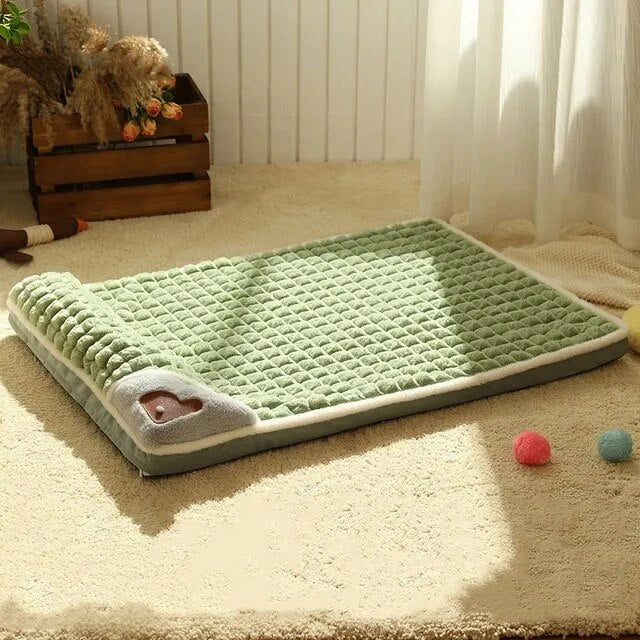 MADDEN Winter Warm Pets Mat Luxury Sofa for Small Medium laid Bed Fluff Sleeping Removable Washable Pet Beds